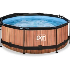 Sale Exit Uima-allassetti Timber ø244cm 12V puukuvio sis. katos