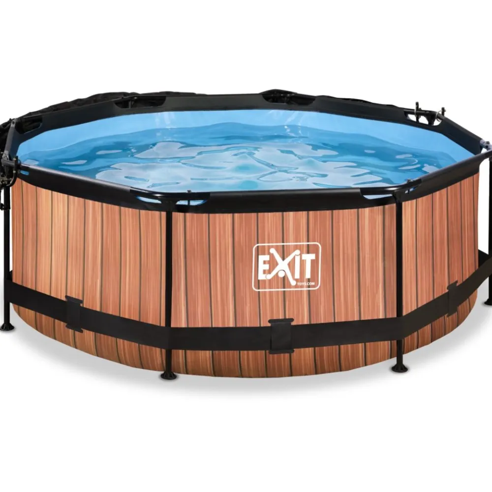 Sale Exit Uima-allassetti Timber ø244cm 12V puukuvio sis. katos