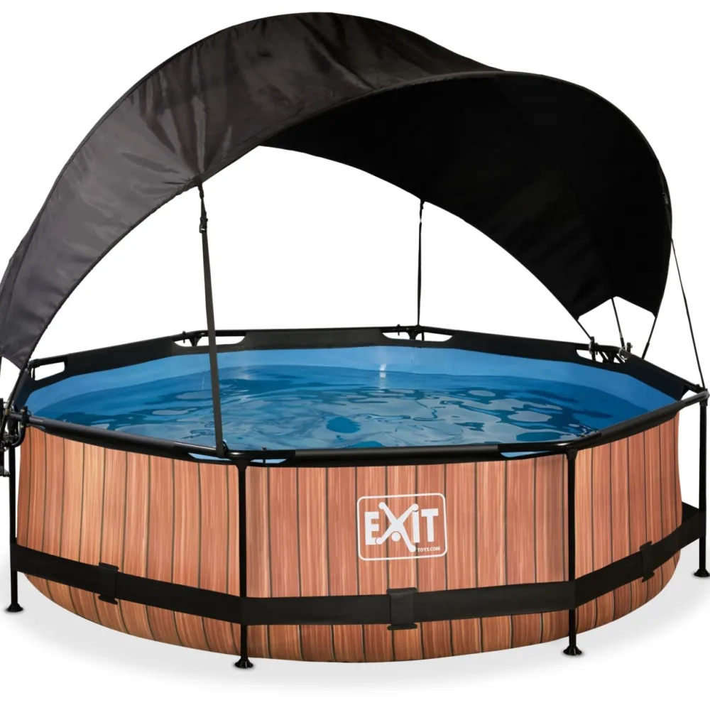 Sale Exit Uima-allassetti Timber ø244cm 12V puukuvio sis. katos