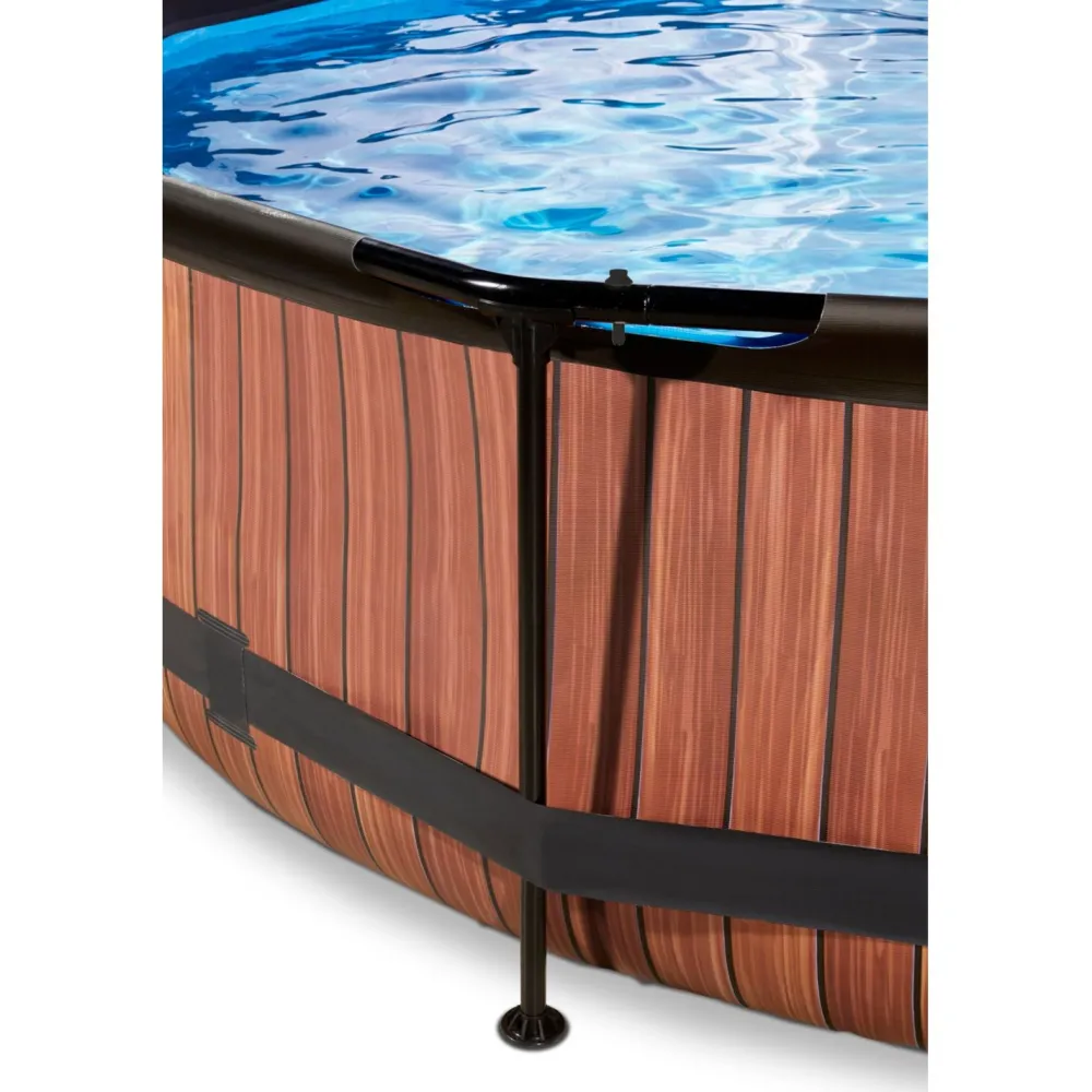 Sale Exit Uima-allassetti Timber ø244cm 12V puukuvio sis. katos