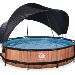 Sale Exit Uima-allassetti Timber ø244cm 12V puukuvio sis. katos