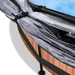 New Exit Uima-allassetti Timber 12v pyöreä puukuvio sis. kupu eri kokoja