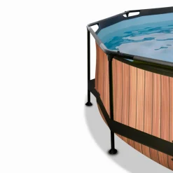 New Exit Uima-allassetti Timber 12v pyöreä puukuvio sis. kupu eri kokoja