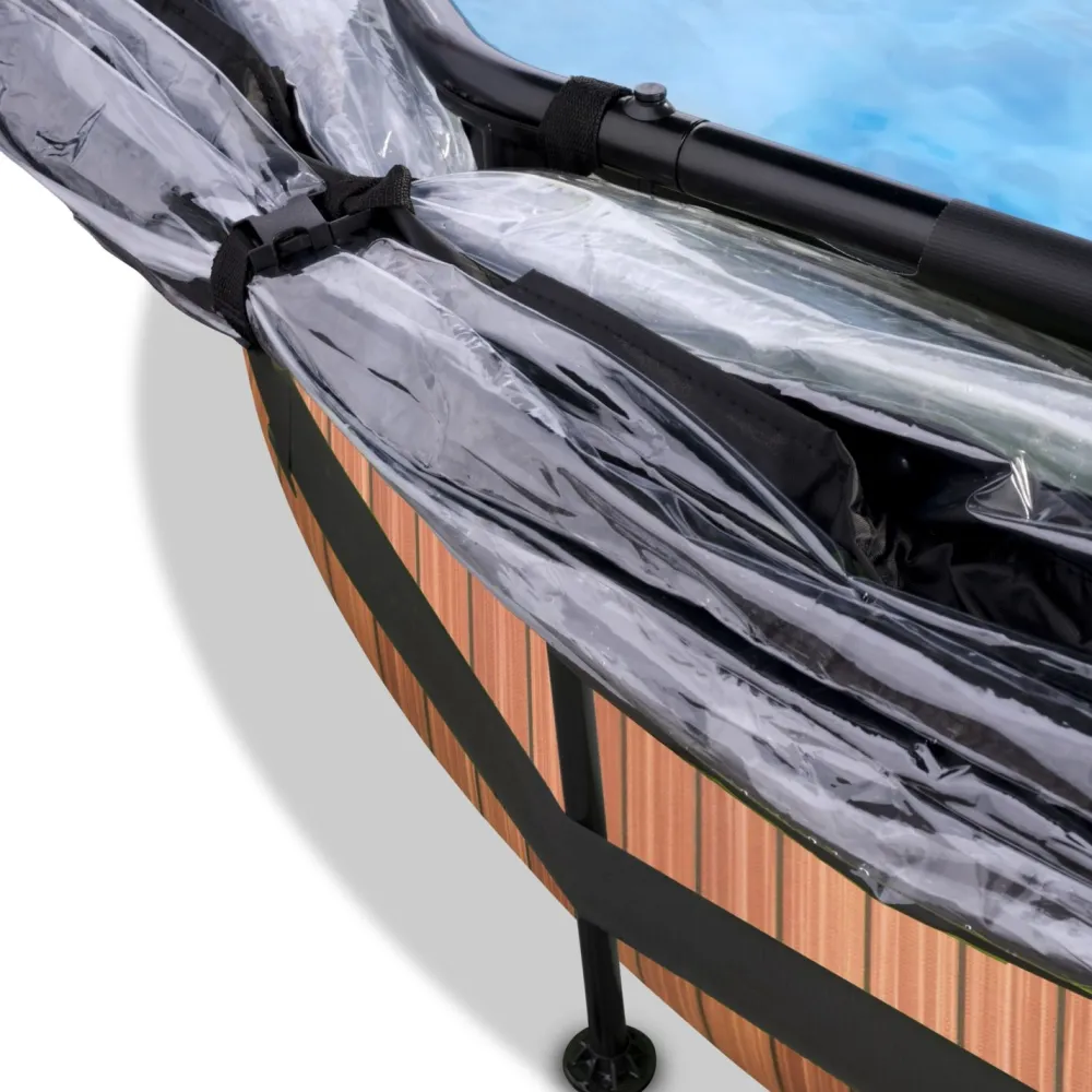 New Exit Uima-allassetti Timber 12v pyöreä puukuvio sis. kupu eri kokoja