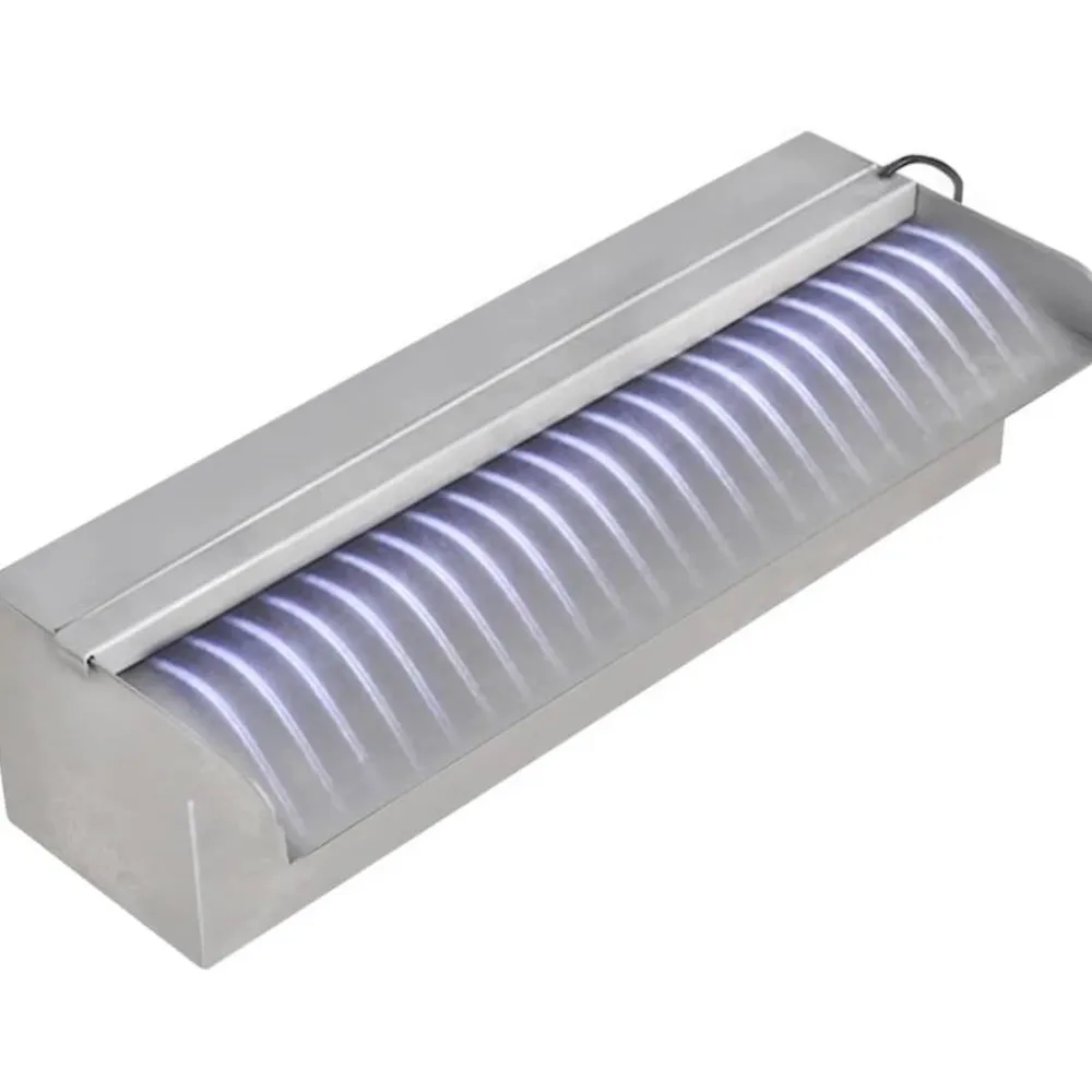 Outlet FinePRICE Uima-altaan suihkulähde led:llä ruostumaton teräs 30cm