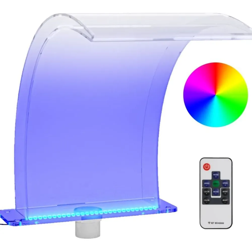Discount FinePRICE Uima-altaan suihkulähde RGB LED-valoilla akryyli 50 cm