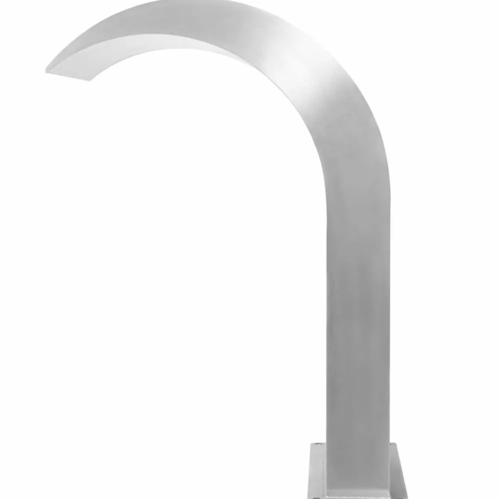 Clearance FinePRICE Uima-altaan suihkulähde ruostumaton teräs 45x30x65cm hopea