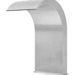 Clearance FinePRICE Uima-altaan suihkulähde ruostumaton teräs 45x30x65cm hopea