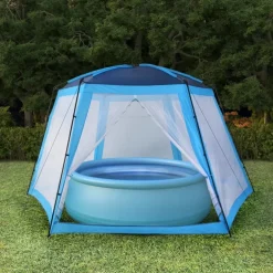 Sale FinePRICE Uima-altaan teltta 660x580x250 cm sininen