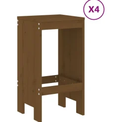 Discount FinePRICE Ulkobaarisarja, mänty, hunajanruskea, 5 osaa