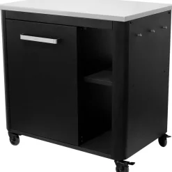 Clearance Cozze Ulkokeittiö , 90x60x90cm, rosteritaso, musta