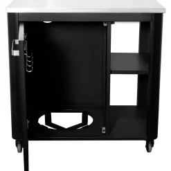 Clearance Cozze Ulkokeittiö , 90x60x90cm, rosteritaso, musta