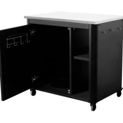 Clearance Cozze Ulkokeittiö , 90x60x90cm, rosteritaso, musta