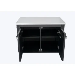 Clearance Cozze Ulkokeittiö kahdella ovella , 90x60x70cm, rosteritaso, musta
