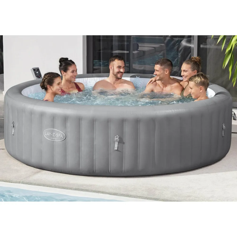 Best Bestway Ulkoporeallas Hawaii Airjet 8, 6-8 henkilöä, 190 suutinta
