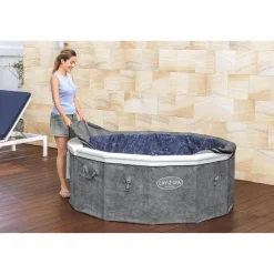 Hot Bestway Ulkoporeallas Lay-Z-Spa Carrara Smart Airjet 6, 4-6 henkilöä, 140 suutinta