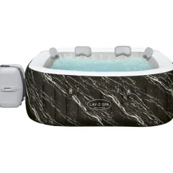 Bestway Ulkoporeallas Lay-Z-Spa Hollywood Luxe Airjet, 6 hlöä, 140 suutinta