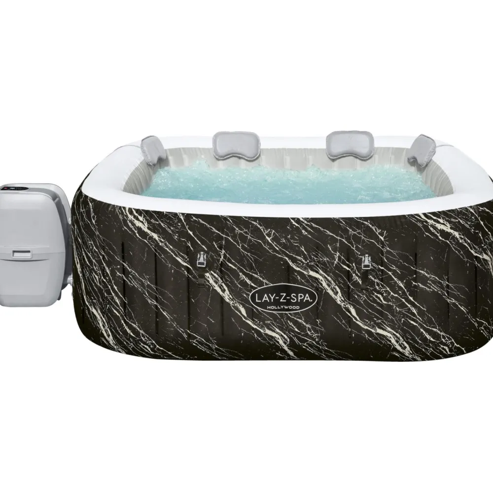 Bestway Ulkoporeallas Lay-Z-Spa Hollywood Luxe Airjet, 6 hlöä, 140 suutinta
