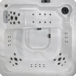 Hot Comfort Garden Spa Ulkoporeallas Comfort Garden Stella, 6 hlöä, 52 suutinta, harmaa/vaalea marmori