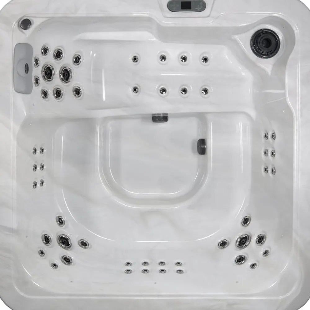 Hot Comfort Garden Spa Ulkoporeallas Comfort Garden Stella, 6 hlöä, 52 suutinta, harmaa/vaalea marmori