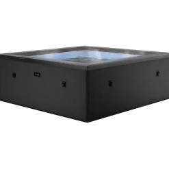 Online Wave Spa Ulkoporeallas Garda, 6 hlöä, 90 suutinta, WiFi, neliö, koottava, musta
