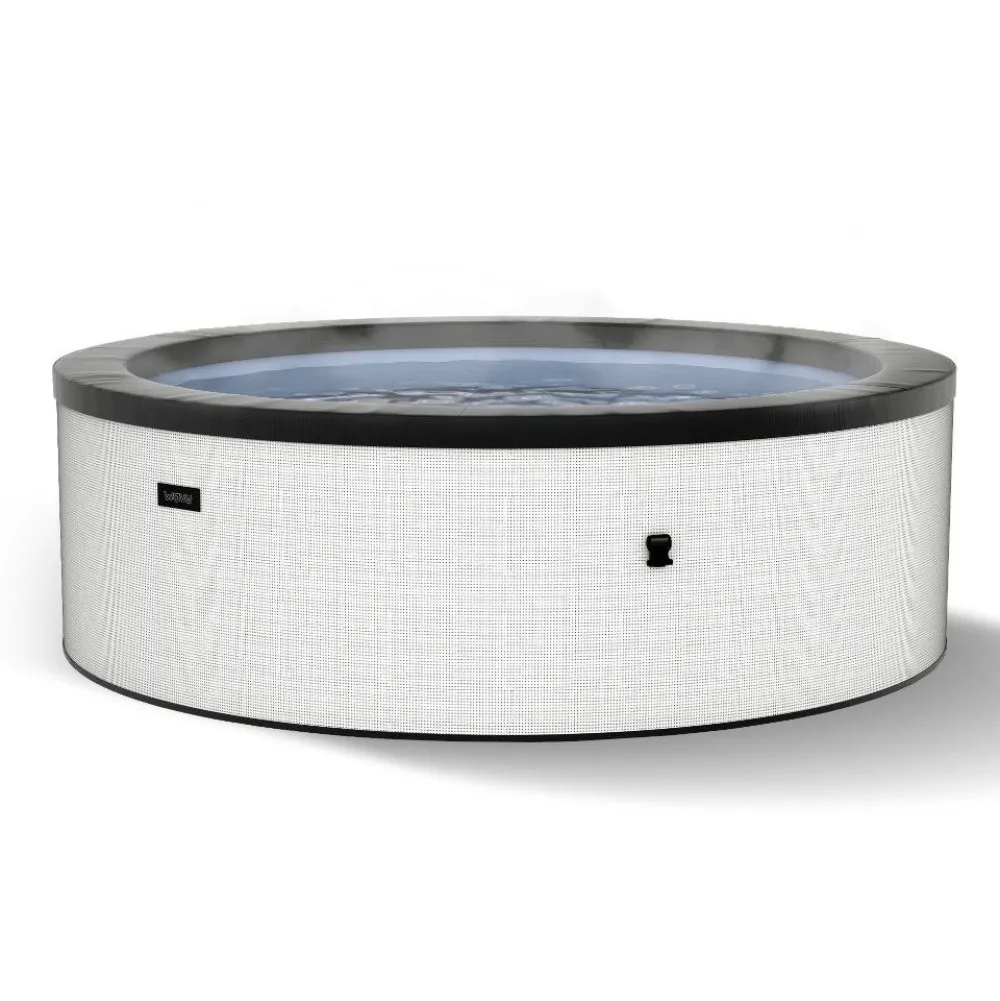 Online Wave Spa Ulkoporeallas Tahoe, 4 hlöä, 70 suutinta, WiFi, pyöreä, koottava, valkoinen