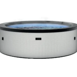 Sale Wave Spa Ulkoporeallas Tahoe, 4 hlöä, 70 suutinta, WiFi, pyöreä, koottava, harmaa
