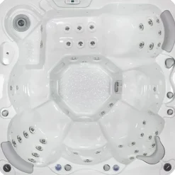 Hot Wellis Ulkoporeallas Jupiter Ice White, 6 hlöä, 46 suutinta, harmaa/valkoinen