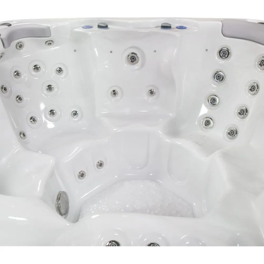 Hot Wellis Ulkoporeallas Jupiter Ice White, 6 hlöä, 46 suutinta, harmaa/valkoinen