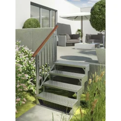 Clearance Dolle Ulkoportaat Gardentop yhdellä kaiteella eri kokoja