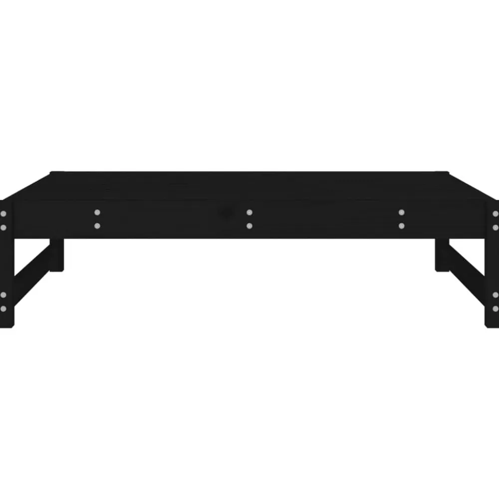 Sale FinePRICE Ulkorahi musta 120x80 cm, mänty