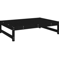 Sale FinePRICE Ulkorahi musta 120x80 cm, mänty