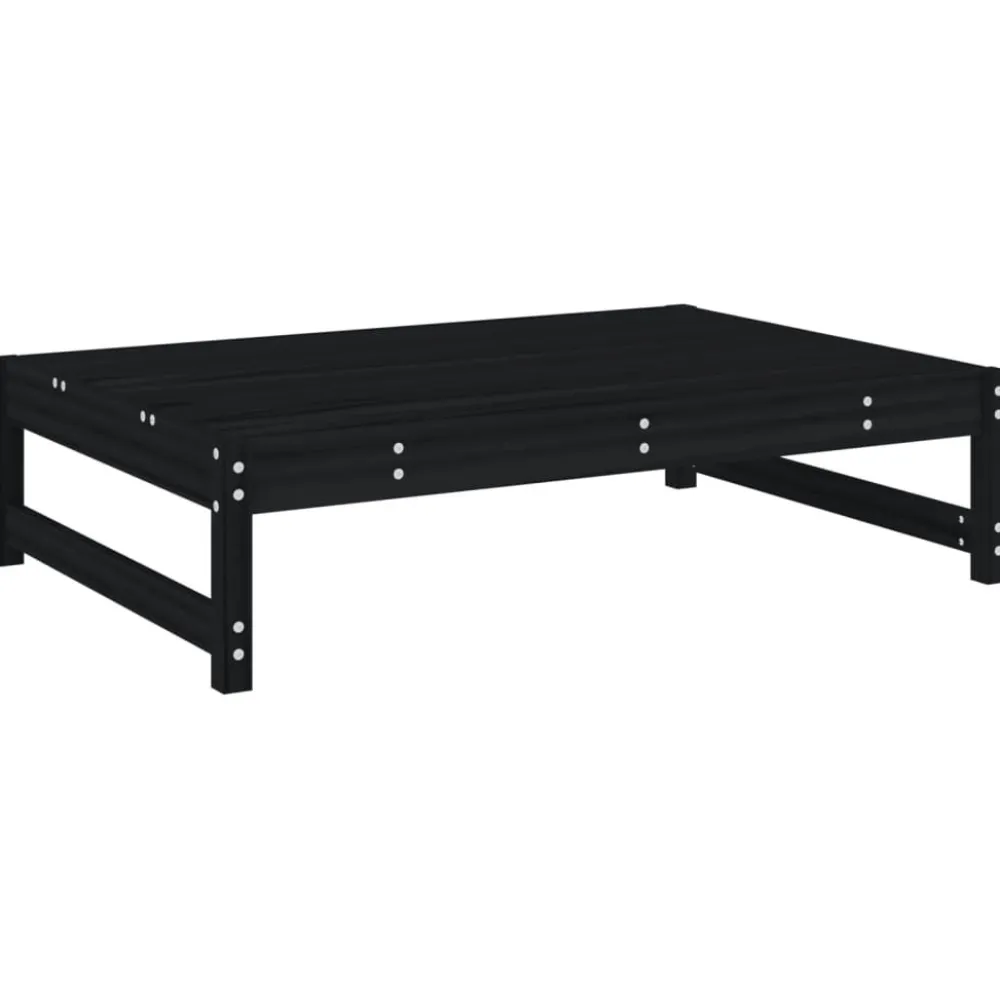 Sale FinePRICE Ulkorahi musta 120x80 cm, mänty