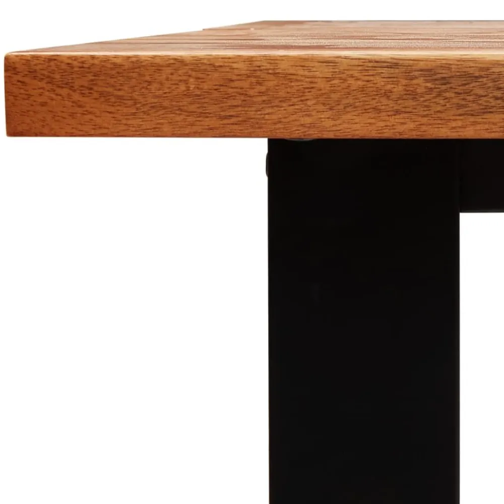 FinePRICE Ulkoruokailuryhmä 3-osainen elävillä reunoilla täysi akasiapuu (57525)