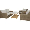 Brafab Ulkosohva Sandkorn, 2.5-istuttava, ruskea/beige