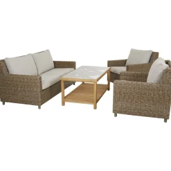 Brafab Ulkosohva Sandkorn, 2.5-istuttava, ruskea/beige