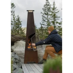 Outlet Espegard Ulkotakka 180, 180cm, corten-teräs