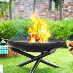 Outlet Gop Ulkotulisija CookKing Indiana, Ø60cm, teräs, musta