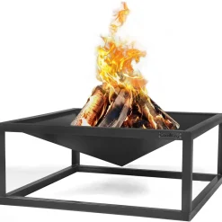Outlet Gop Ulkotulisija CookKing Kantikas, 70x70 cm, teräs, musta