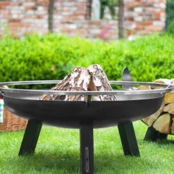 Outlet Gop Ulkotulisija CookKing Porto, Ø60cm, teräs, musta