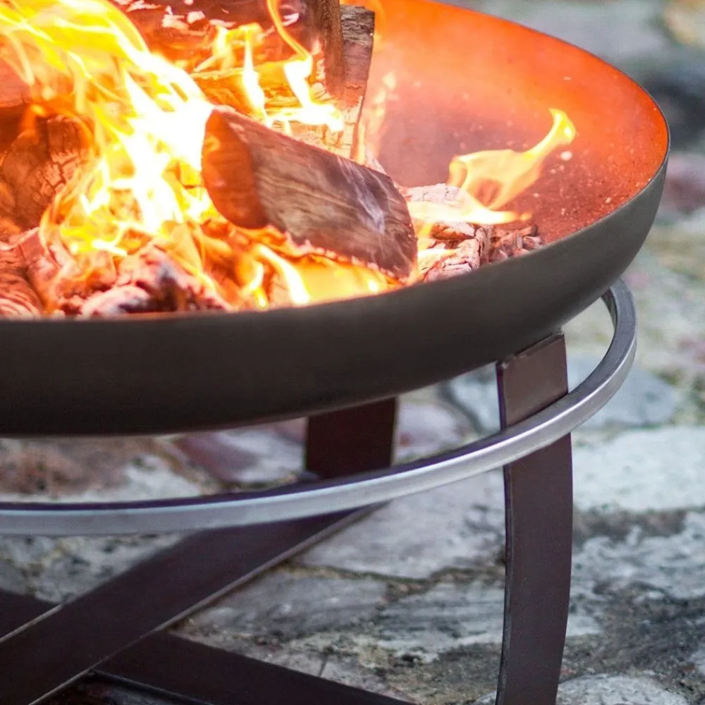 Discount Gop Ulkotulisija CookKing Viking, Ø60cm, teräs, musta