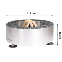 Hot GrillSymbol Ulkotulisija Luna-Silver Ø119 cm
