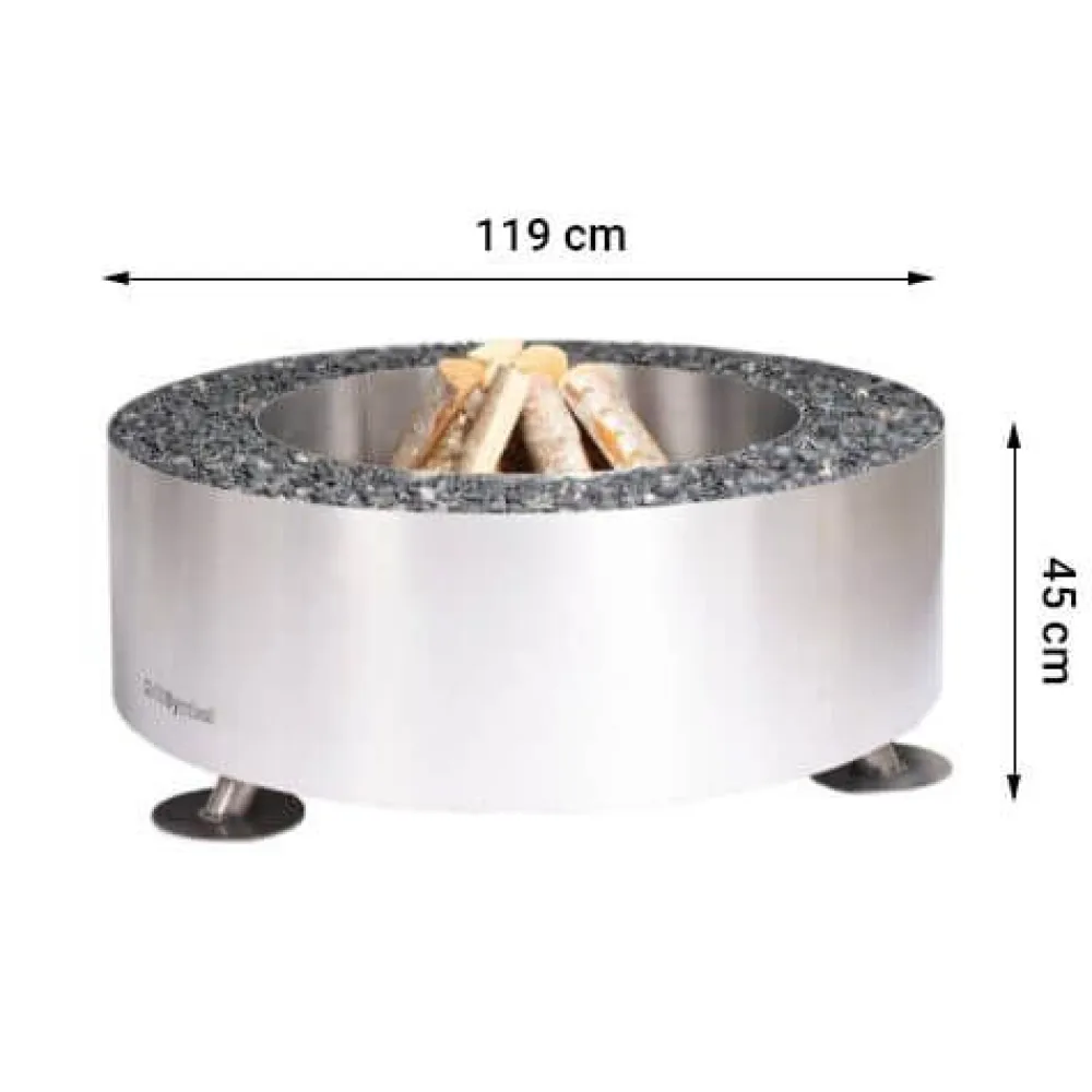 Hot GrillSymbol Ulkotulisija Luna-Silver Ø119 cm