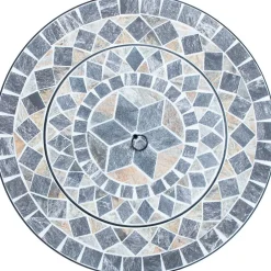 Hot Home4you Ulkotulisija MOSAIC 60x60xK45 cm, harmaa