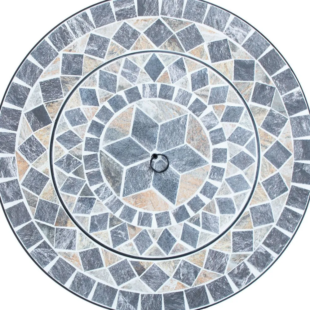 Hot Home4you Ulkotulisija MOSAIC 60x60xK45 cm, harmaa