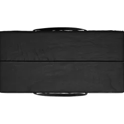 FinePRICE Ulkotyynyjen säilytyskassi musta 150x75x75 cm polyeteeni
