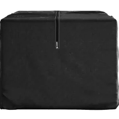 FinePRICE Ulkotyynyjen säilytyskassi musta 150x75x75 cm polyeteeni