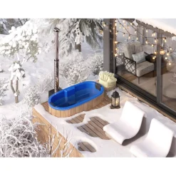 Best Baltresto Upotettava kylpytynnyri Tee-se-itse, 185x95cm, ovaali