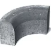 Discount Rudus Upotettava reunakivi H11 kulma R250 kovera 493x170x300 mm sileä harmaa