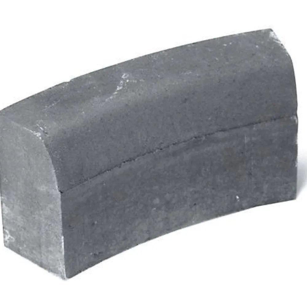 Rudus Upotettava reunakivi H13 kaarre R1000 kovera 523x170x300 mm sileä harmaa